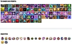 Conta bronze 3 com 54 Champs e 32 Skins