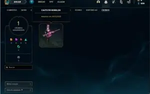 Conta bronze 3 com 54 Champs e 32 Skins