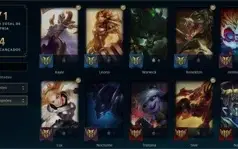 CONTA COM LEONA EDIÇÃO DE PRESTÍGIO, 6K DE RP...