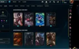 conta league of legends 100 games gold 1