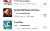 contas em vários rpgs medianamente upados