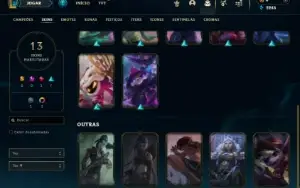 Esmerlada 3 com 35 Champs e 13 Skins ( MAIN ADC )