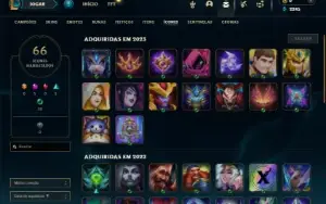Esmerlada 3 com 35 Champs e 13 Skins ( MAIN ADC )