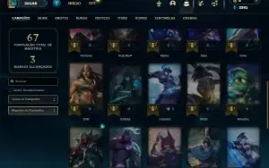 Esmerlada 3 com 35 Champs e 13 Skins ( MAIN ADC )
