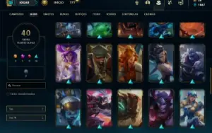 Conta prata 3 com 70 Champs e 40 Skins ( MAIN SUP )