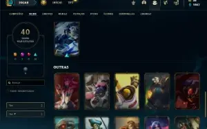 Conta prata 3 com 70 Champs e 40 Skins ( MAIN SUP )