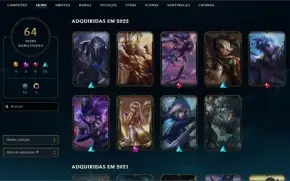 Conta Plat II - 64 skins - Kai'sa Edição de Prestígio