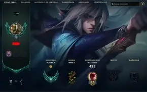 Conta Plat II - 64 skins - Kai'sa Edição de Prestígio