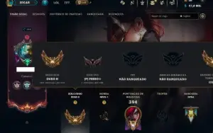 Ouro 2 com TODOS os Champs e 60 Skins ( MID / JG  / TOP )