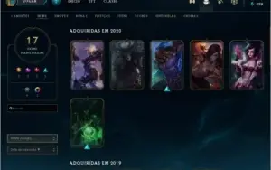 Conta Plat 4 + Skins
