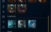 Conta ouro 4 com 87 skins e TODOS os champs