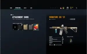 Conta rainbow six - Skins raras