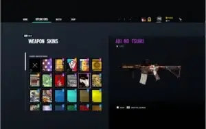 Conta rainbow six - Skins raras