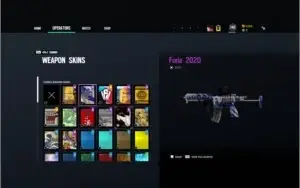 Conta rainbow six - Skins raras