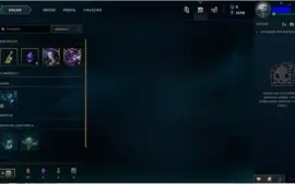 conta de lol gold v com graves vitorioso + outros skins