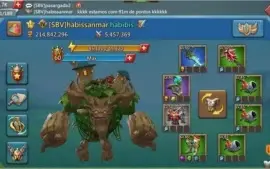 Lords mobile ct25 215m de poder 5m500 de tropa pré t4