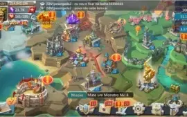 Lords mobile ct25 215m de poder 5m500 de tropa pré t4