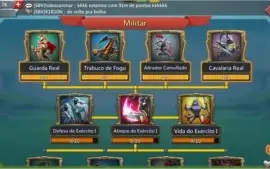 Lords mobile ct25 215m de poder 5m500 de tropa pré t4
