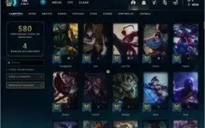 Conta LOL Smurf Unranked Diamond Season 9 147 Skins