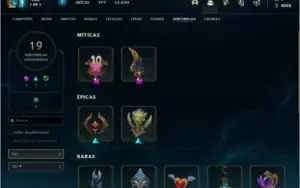 Conta LOL Smurf Unranked Diamond Season 9 147 Skins