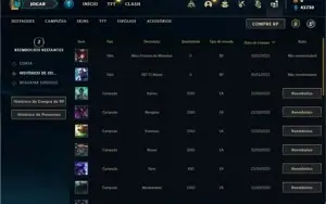 Conta ouro 4 com 23 Champs e 2 Skins + 11 Fragmentos