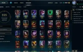 Conta platina 3 com muitas skins