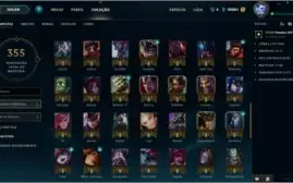 Conta platina 3 com muitas skins