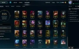 Conta platina 3 com muitas skins
