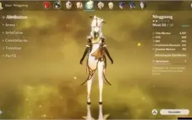 Conta Genshin Impact (Diluc, Venti, Fischl....). RANK 32
