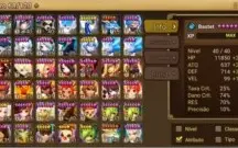 Conta Summoners War, com nat5 LD e 12 outros nat5, late game