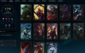 Conta Lol Gold Lll 179 Skins  Falta 7 Champ 14,7K Ea
