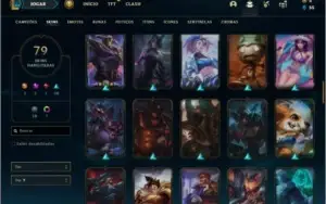 Conta platina 4 com 95 champs e 79 skin +1 Prestigio do Sett