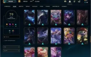 Conta platina 4 com 95 champs e 79 skin +1 Prestigio do Sett