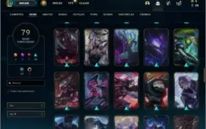 Conta platina 4 com 95 champs e 79 skin +1 Prestigio do Sett