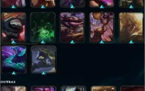 Conta LOL Platina 4 (78 campeões e 57 skins)