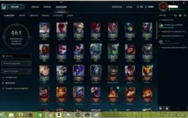 vendo acc do lol parando de joga