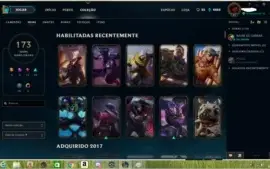 vendo acc do lol parando de joga