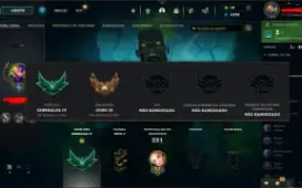 Conta Lvl 128 Esmeralda 4 Flex Ouro 3 Soloq Mmr Alto