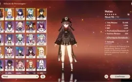 AR 56 Com 8 Personagens 5* E 5 Armas 5*