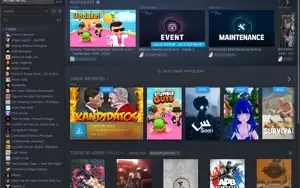 CONTA STEAM COM + de 120 JOGOS, 300 REAIS INVESTIDOS
