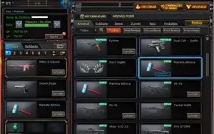 CONTA CROSSFIRE AL - M4 Sakura, 5 VIP's, armas raras