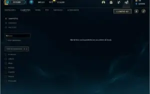 Conta LoL Diamante 4 criada na Season 1 com 147 skins