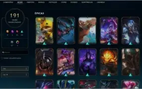 Conta de LOL 191 Skins