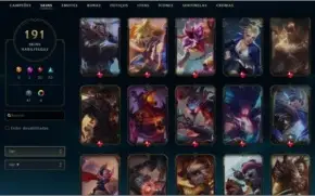 Conta de LOL 191 Skins