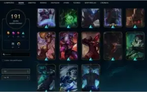 Conta de LOL 191 Skins