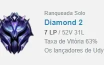 Conta Diamante II 63%WR
