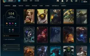 Conta prata 2 com 105 Champs e 104 Skins + 2 Prestigios