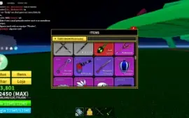 Conta de blox fruit nvl full com varias skins