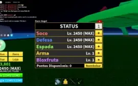 Conta de blox fruit nvl full com varias skins