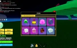 Conta de blox fruit nvl full com varias skins